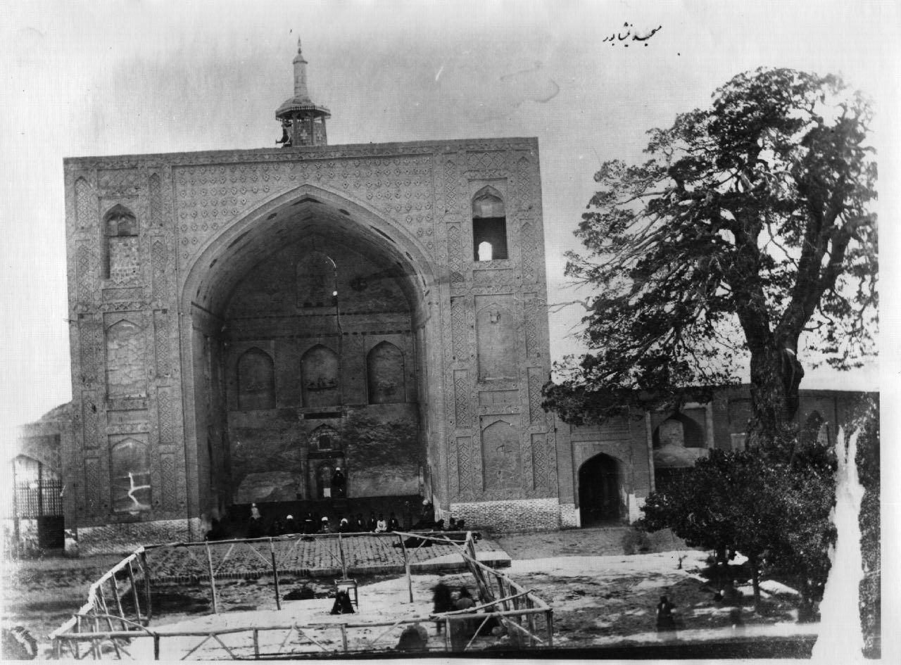 مسجد جامع آيينة تمام نماي تاريخ نيشابور