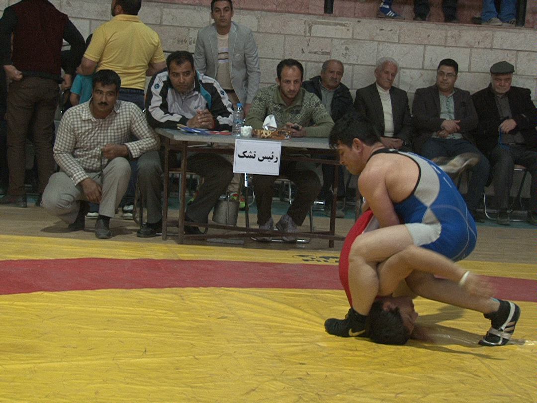 مسابقات چهار جانبه کشتي در نيشابور برگزار شد